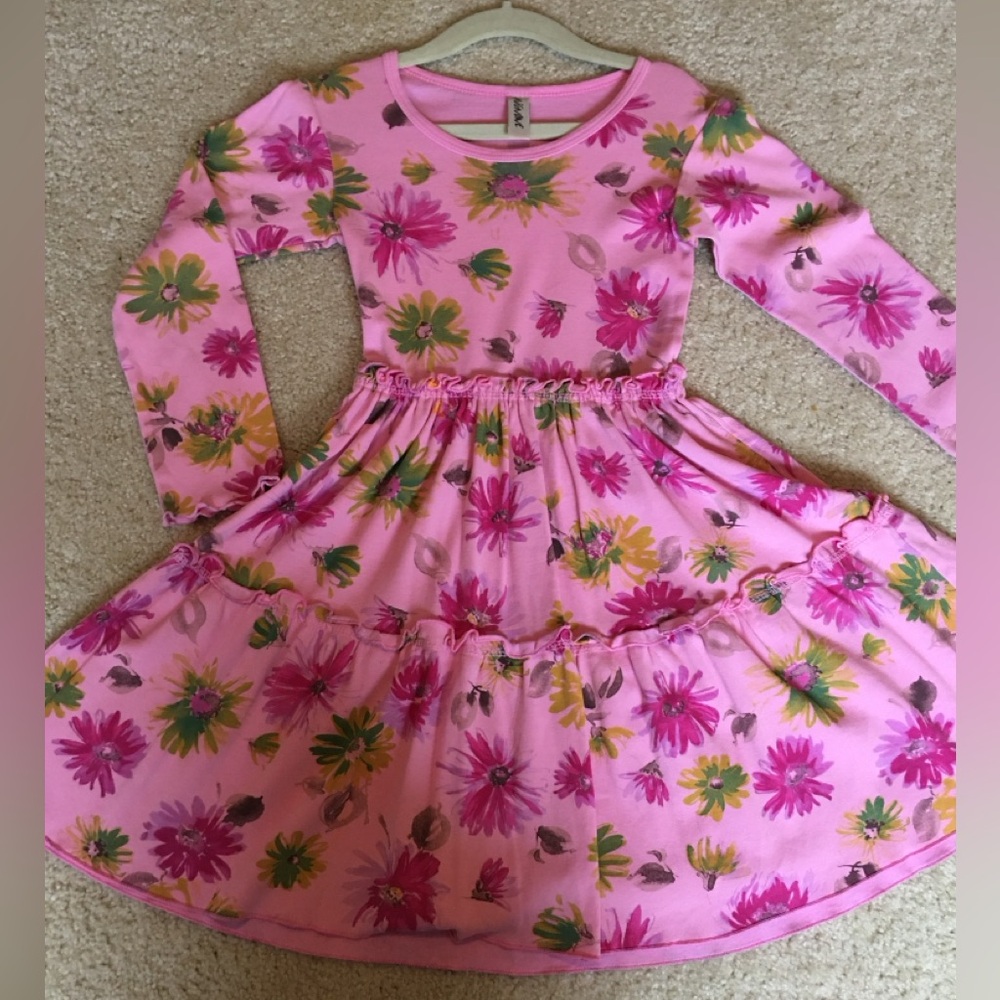 Mignone Cotton Floral Kids Dress